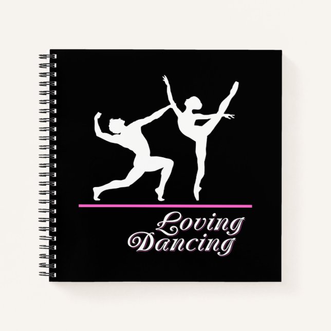 Loving dancing notebook (Front)