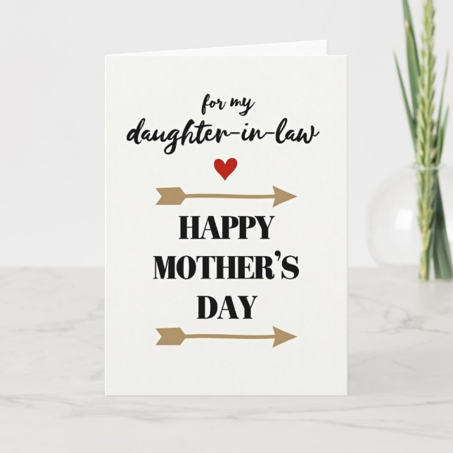 Loving Daughterinlaw Card (Front)