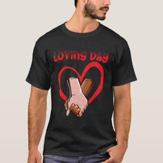 Loving Day June 12Th Interracial Marriage Biracial T-Shirt