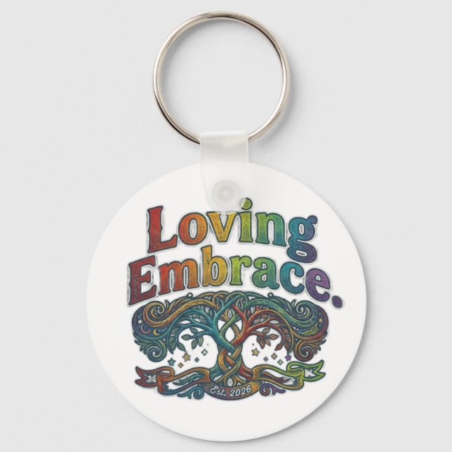 Loving Embrace Key Ring (Front)