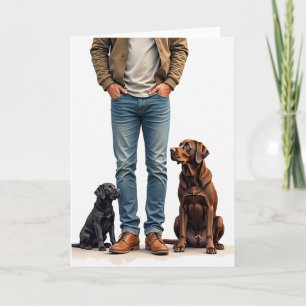 Loving Fathers Day Pet Card