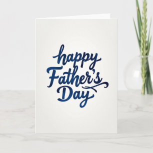 Loving Fathers Day Script Card