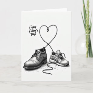 Loving Fathers Day Shoelace Card