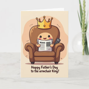 Loving Fathers Day Throne Card
