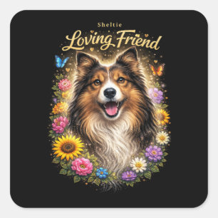 Loving Friend Square Sticker