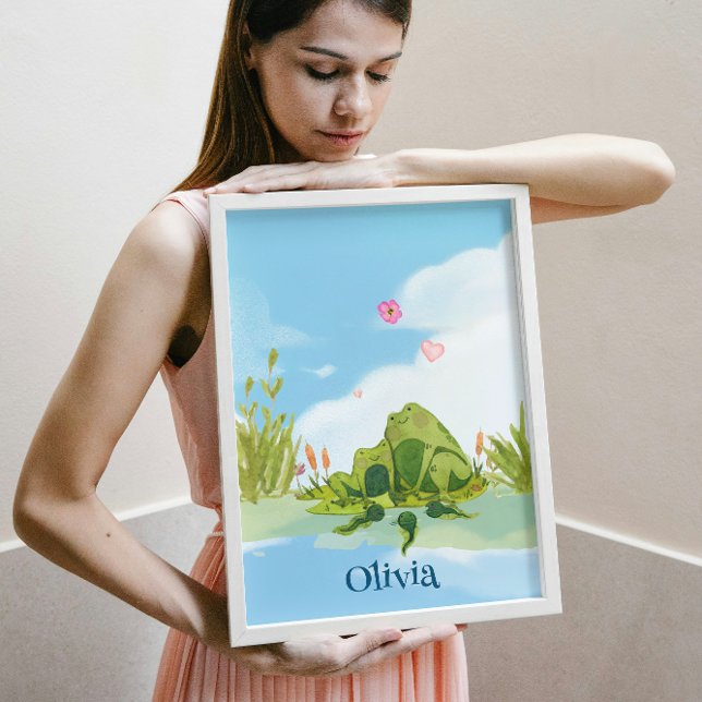 Loving Frog Family Poster (Creator Uploaded)