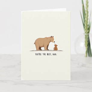 Loving Gaze Fathers Day Art Card