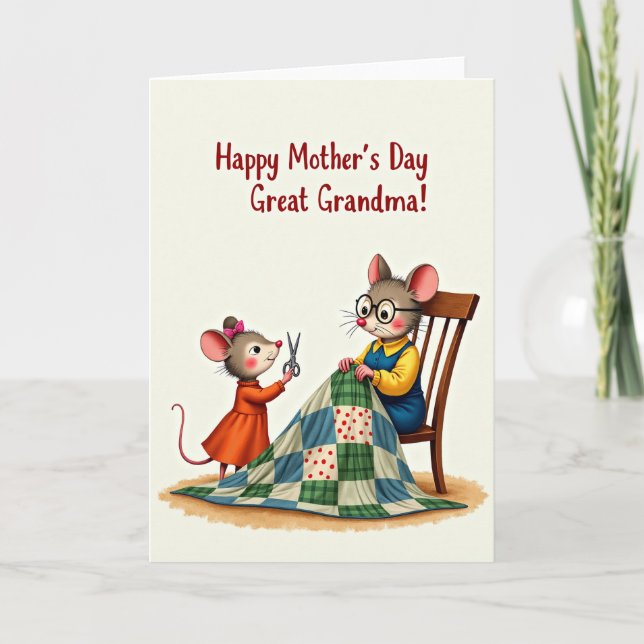 Loving Grandma Craft Card (Front)