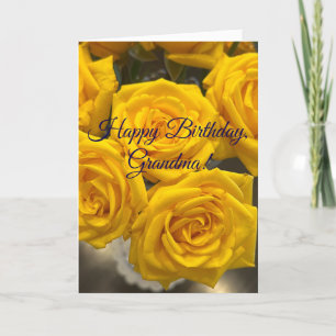 Loving Grandma, Happy Birthday Card