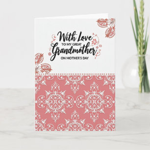 Loving Grandmother Message Card