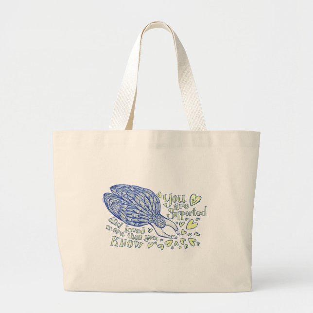 Loving Guardian Angel Art Tote Bag (Front)