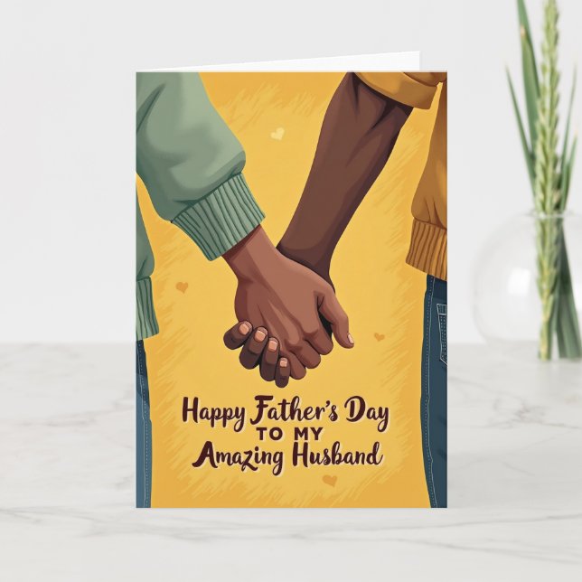 Loving Hands Fathers Day Card (Front)