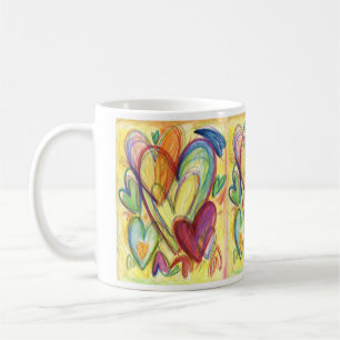 Loving Healing Hearts Art Custom Coffee Mug
