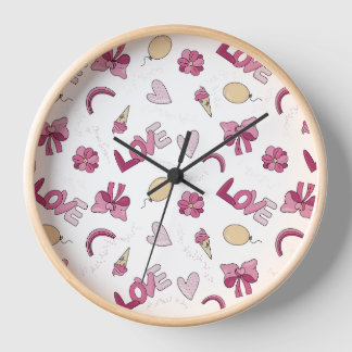 Loving heart clock