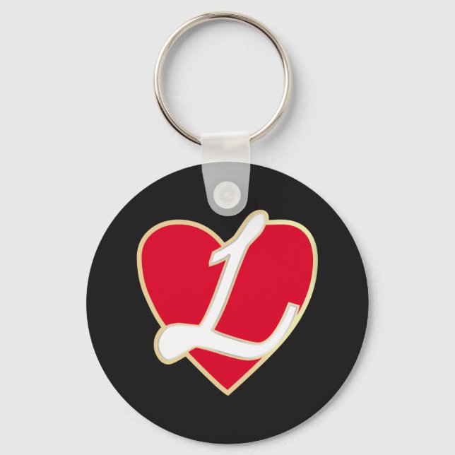 Loving heart key ring (Front)