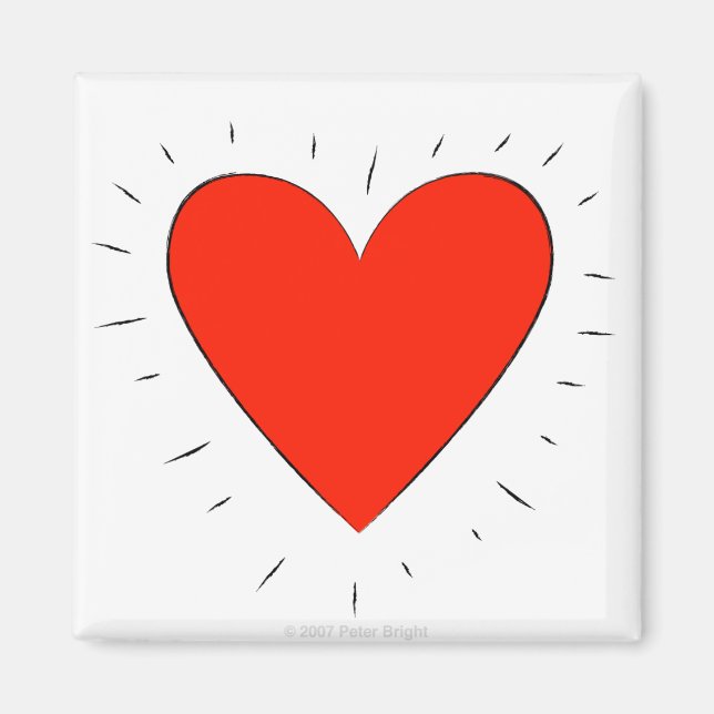 Loving Heart - Magnet (Front)