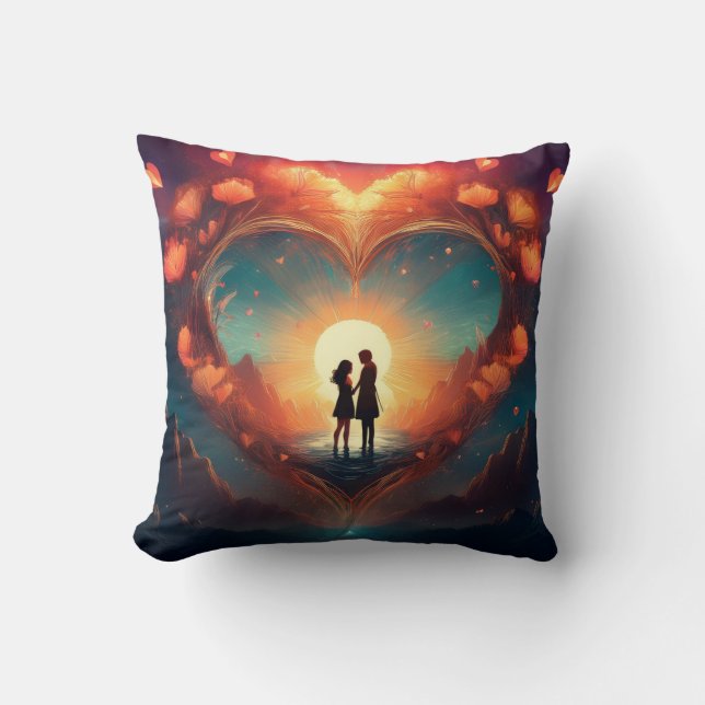 Loving Hearts Pillow (Front)