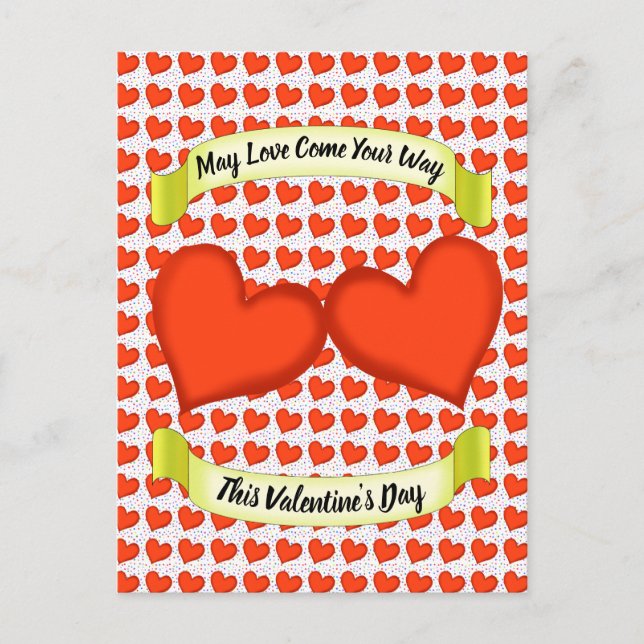 Loving Hearts Postcard (Front)