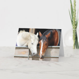Loving Horses Card
