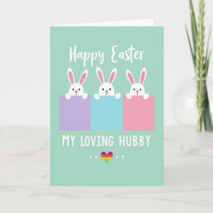 Loving Hubby Easter Time Card