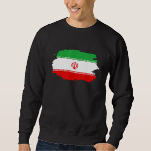 Loving Iran Flag Patriotic Iranian Sports Supporte Sweatshirt