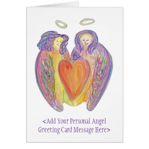 Loving Kindness Guardian Angels Art Greeting Cards