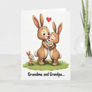 Loving Lagomorphs Family Card