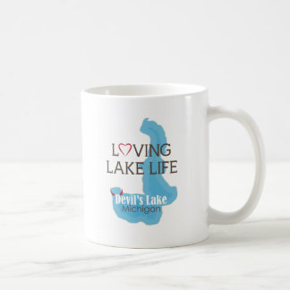 Loving Lake Life, Devil's Lake, Michigan Coffee Mug