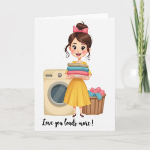 Loving Laundry Day Card