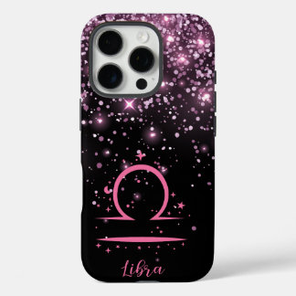 Loving Libra Glitter Print Phone Case