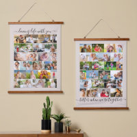 Loving Life Together 48 Photo Masonry Grid Beige