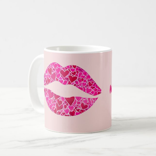 Loving Lips 01 MWAAA! Coffee Mug (Front Left)