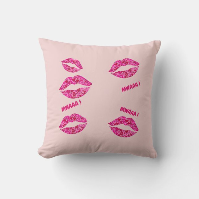Loving Lips 01 MWAAA! Cushion (Front)