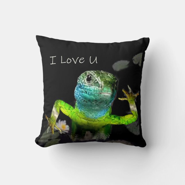 Loving Liz - Throw Pillow (Front)
