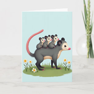 Loving Marsupial Mothers Day Card