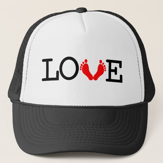Loving Me Some - Red Trucker Hat (Front)