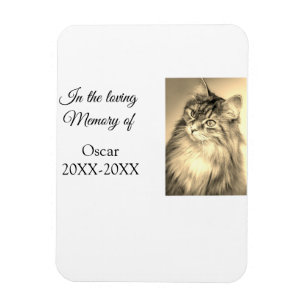loving memorial keepsake funeral add pet name phot magnet