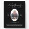 Loving Memory Black Photo Memorial Keepsake