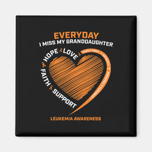 Loving Memory Granddaughter Leukaemia Awareness Magnet