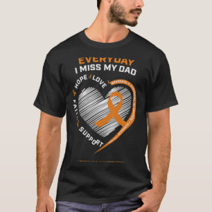 Loving Memory In Remembrance Dad Father Leukaemia T-Shirt
