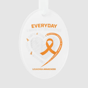 Loving Memory In Remembrance Of Daughter Leukemia Ornament