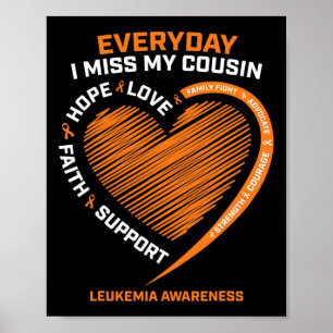 Loving Memory In Remembrance Of My Cousin Leukaemi Poster