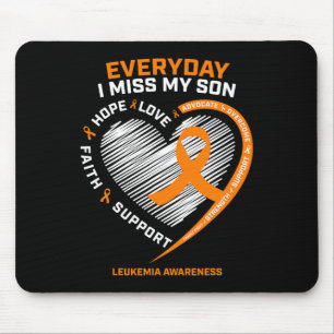 Loving Memory In Remembrance Of My Son Leukaemia A Mouse Pad