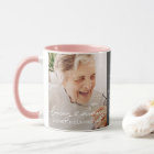 Loving Memory Modern Elegant Heart Photo Memorial
