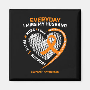 Loving Memory Of My Husband Remembrance Leukaemia  Magnet