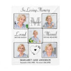 Loving Memory Personalised 5 Picture Memorial