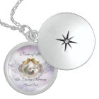 Loving Memory Pet Sterling Silver Locket Necklace