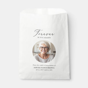 Loving Memory Photo Funeral Memorial Seeds Packet Favour Bag