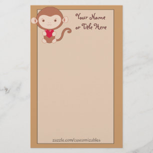 Loving Monkey Stationery