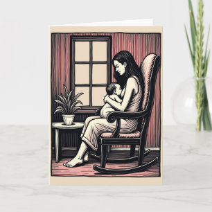 Loving Mother Infant Art Card